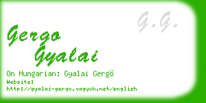 gergo gyalai business card